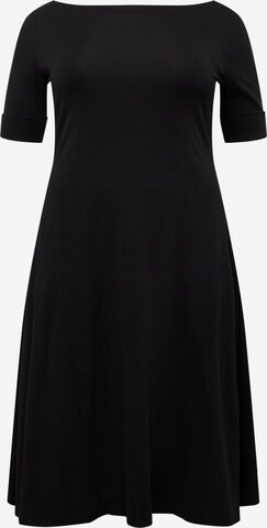 Lauren Ralph Lauren Plus Dress 'MUNZIE' in Black: front