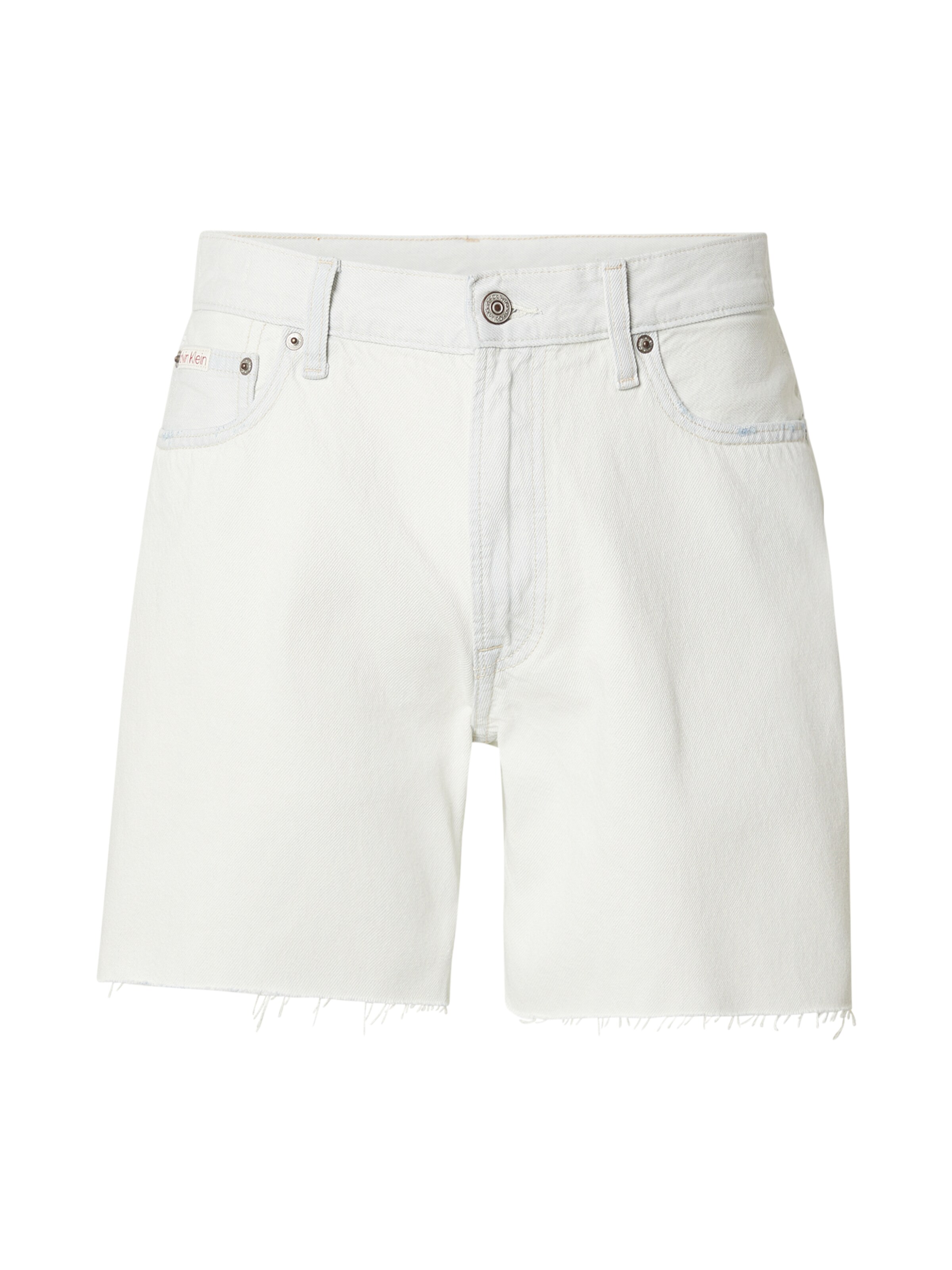 Calvin Klein Jeans Kavbojke 'Classic' | bela barva: sprednja stran