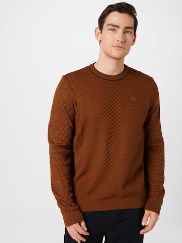 BURTON MENSWEAR LONDON Pullover in Braun: predná strana