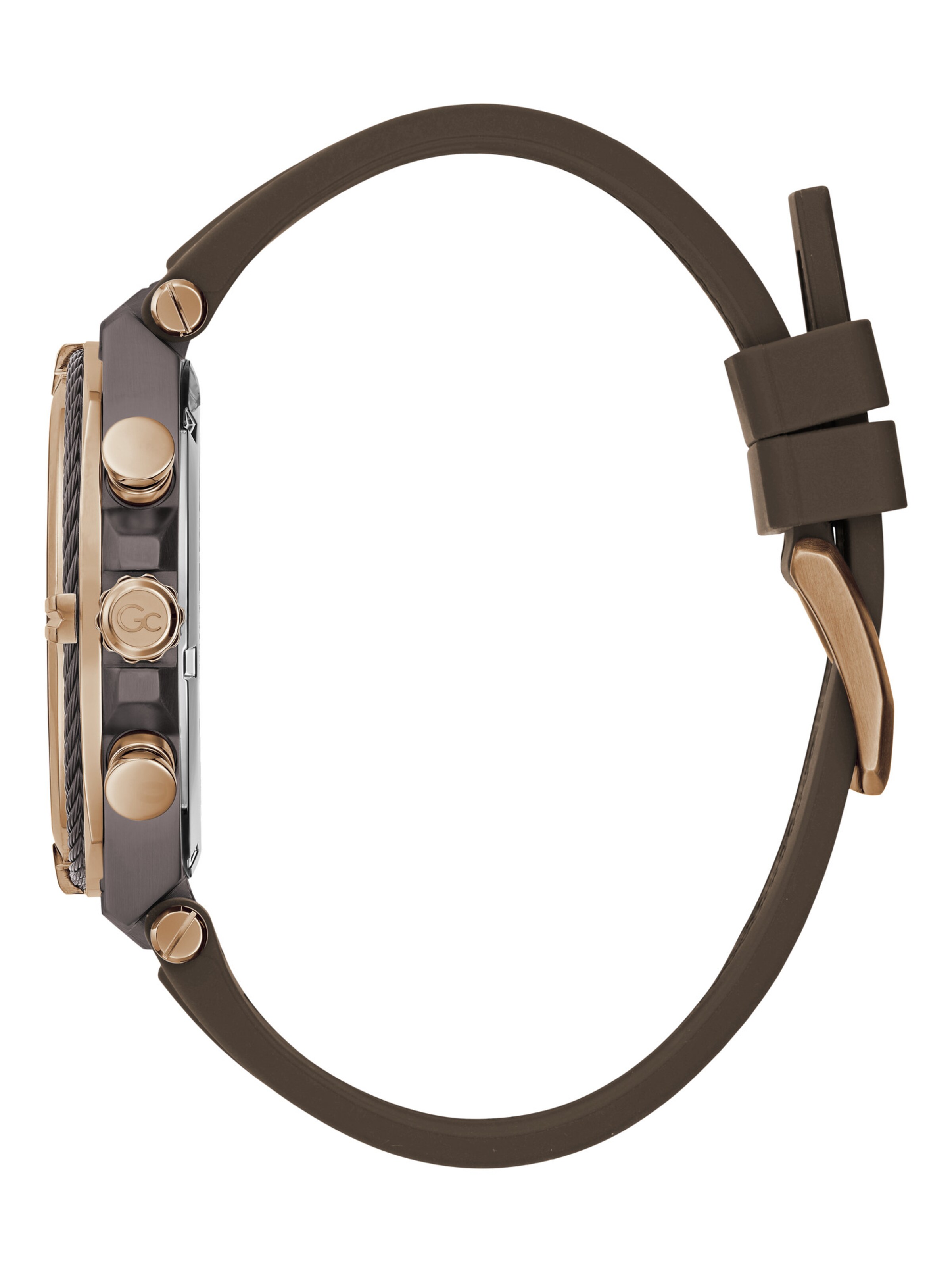 Gc Analoog horloge 'IronClass' in Bruin