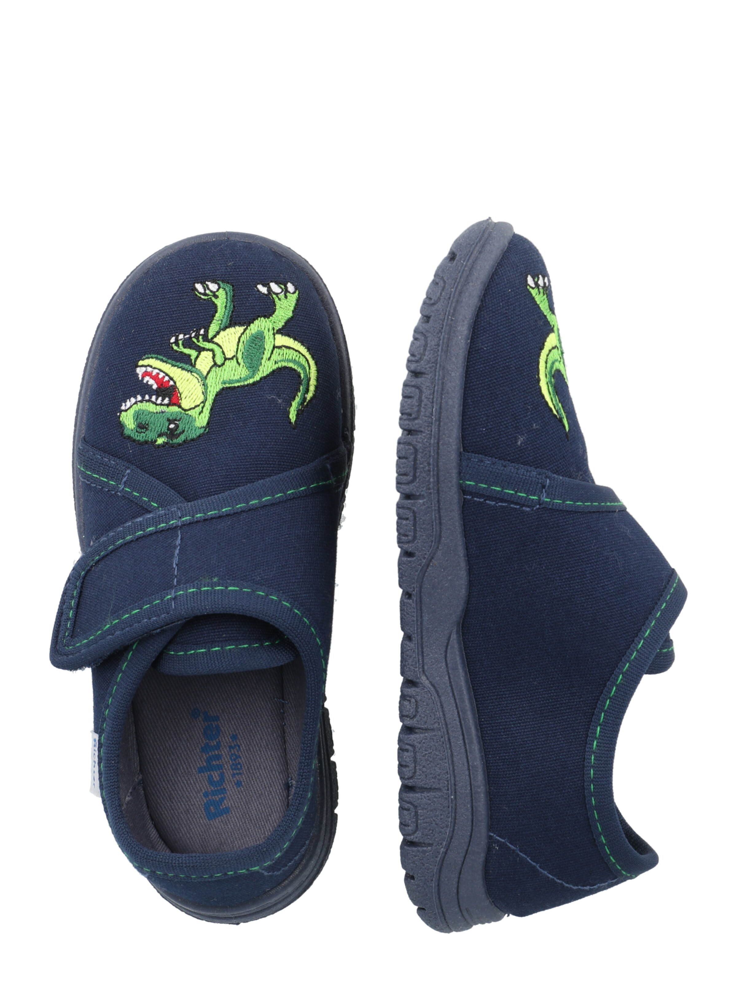 Pantoufle RICHTER en bleu