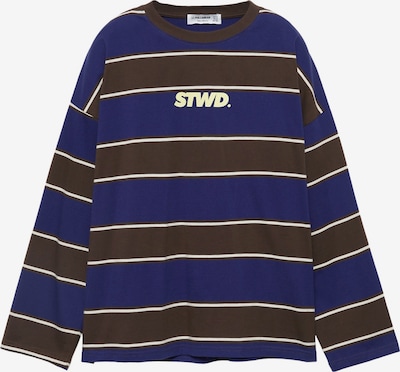 Pull&Bear Majica u noćno plava / čokolada / žuta / bijela, Pregled proizvoda