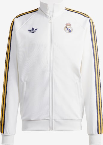 Vestes d’entraînement 'REAL' ADIDAS PERFORMANCE en blanc : devant