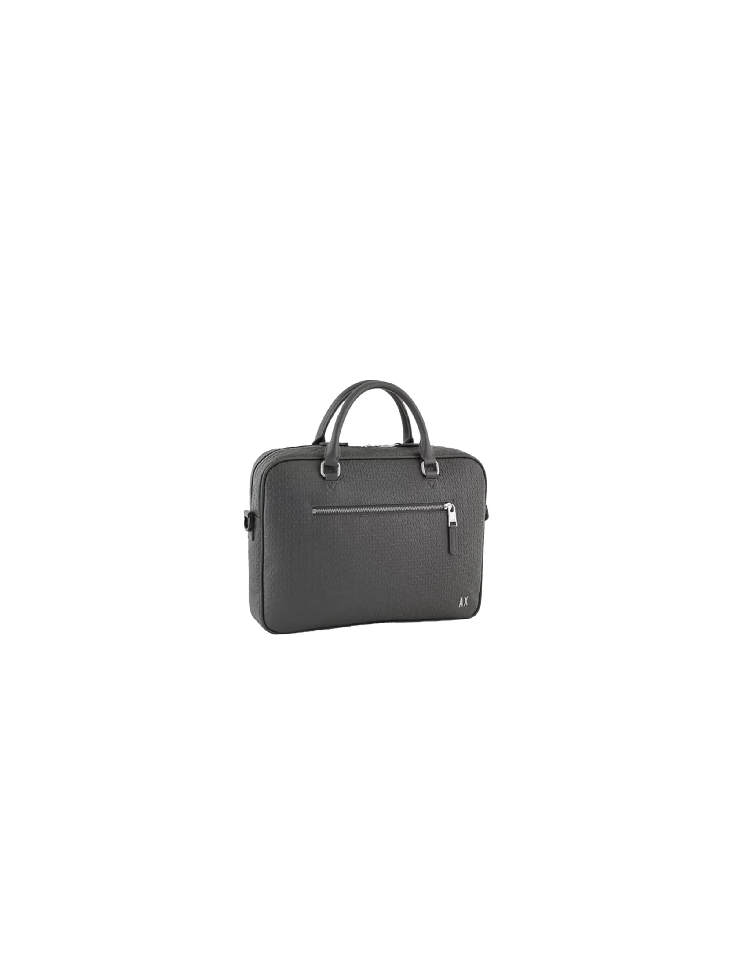 Borsa portadocumenti 'Relief' di ARMANI in nero: frontale