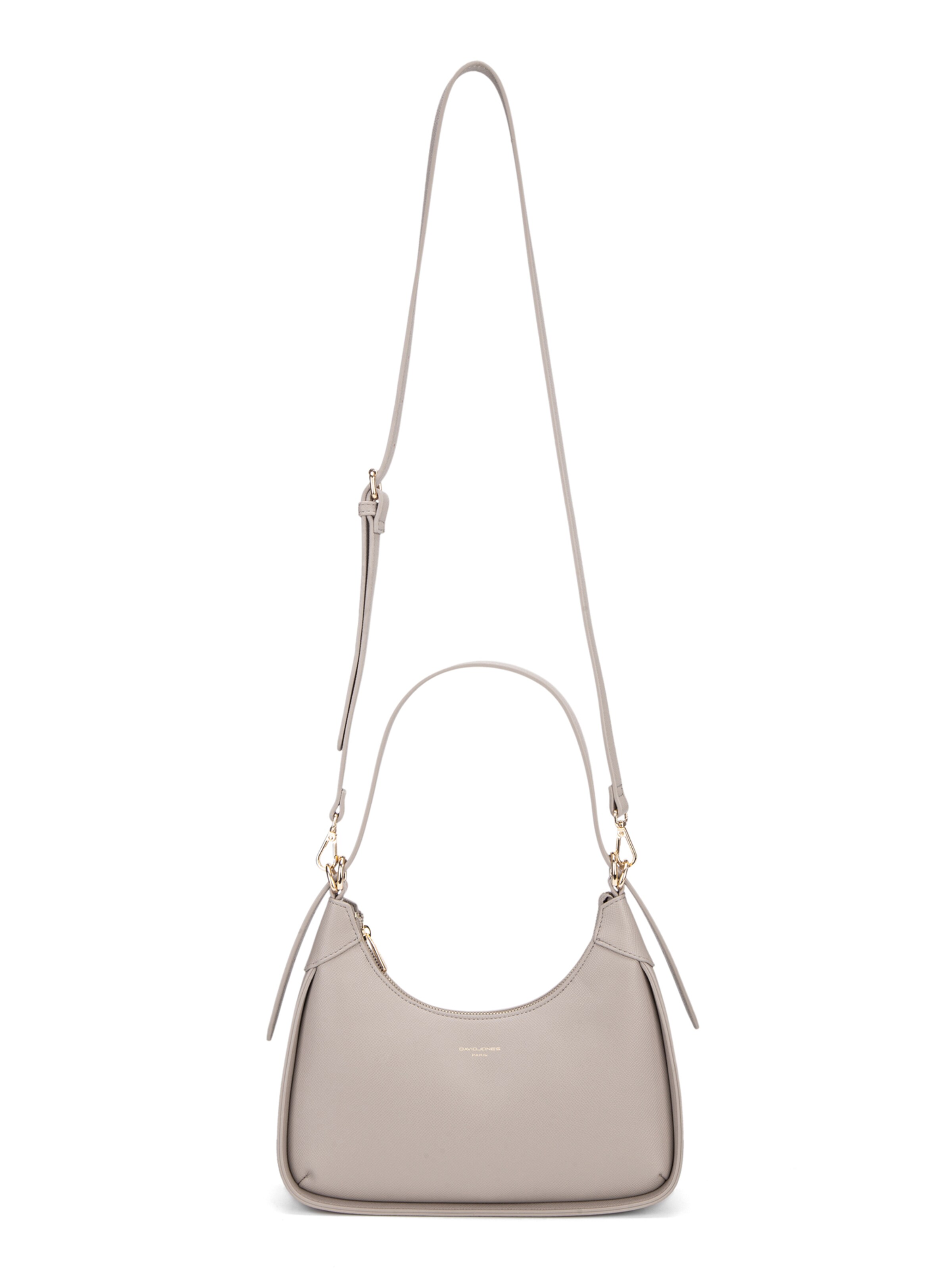 Borsa a spalla 'Borsa a spalla donna pelle vegana PU - Lisandra Elite nera' di David Jones in marrone