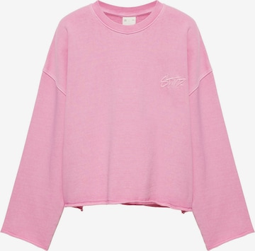 Pull&Bear Sweatshirt in Pink: Vorderseite