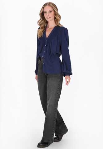 DreiMaster Vintage Blouse in Blue