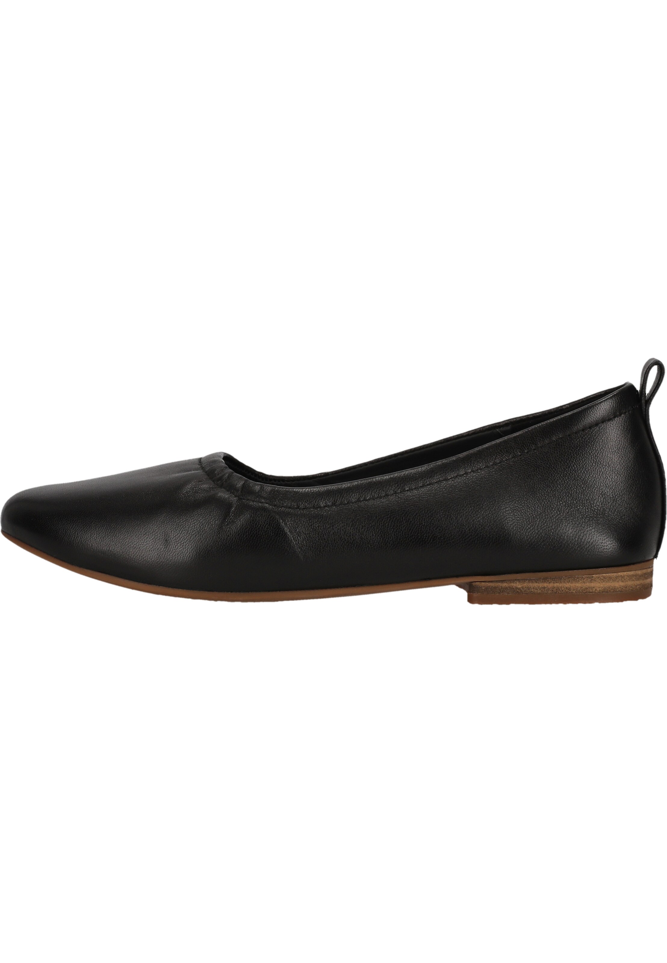 CLARKS Ballerina 'Fawna Soft' in Zwart