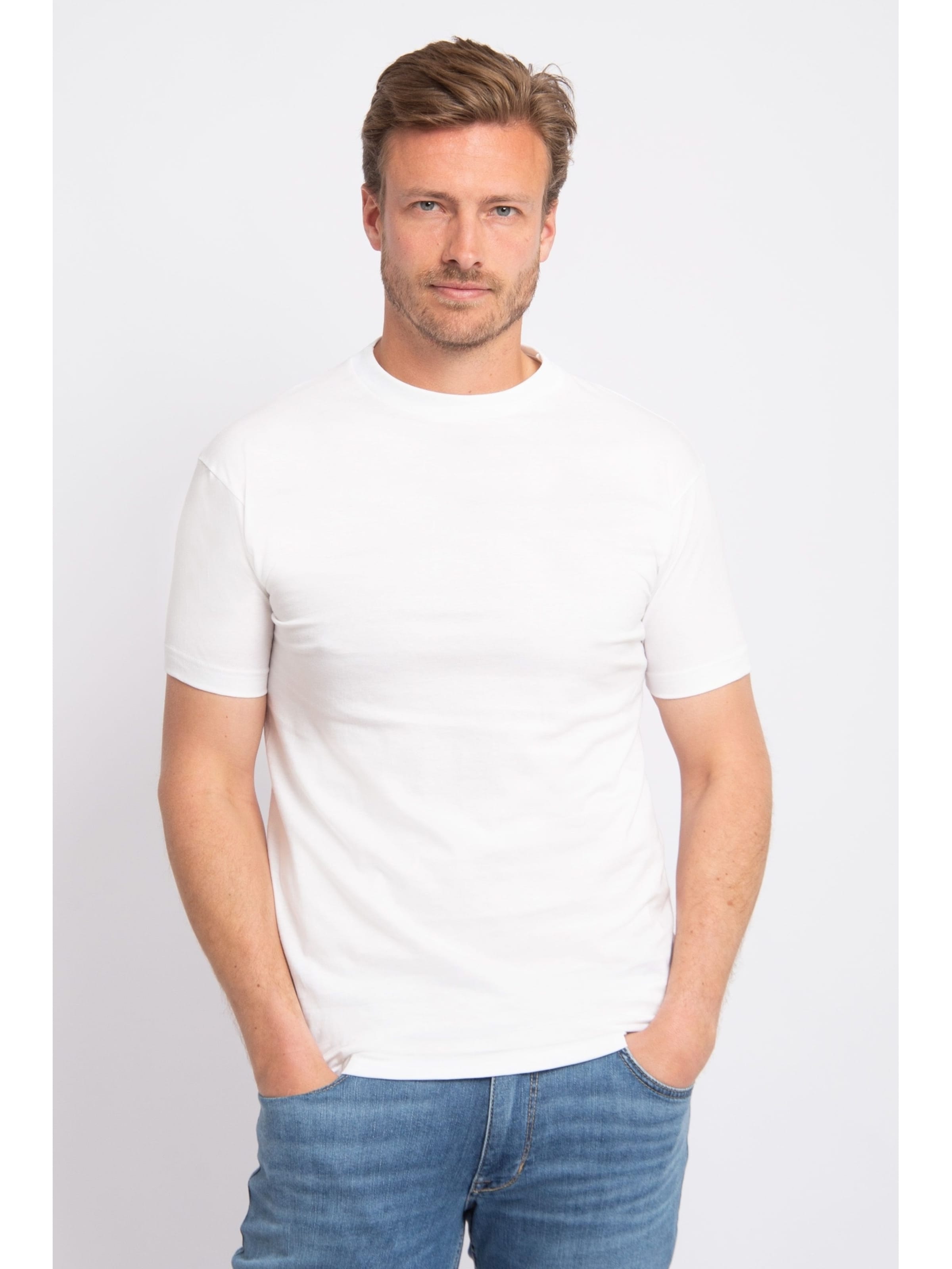 alan red Shirt 'Virginia' in White