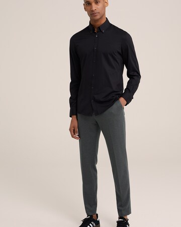 WE Fashion Slim fit Business Shirt in Black