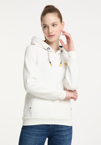 Schmuddelwedda Sweatshirt in Wit: voorkant