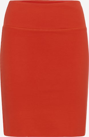 raudona Kaffe Sijonas: priekis