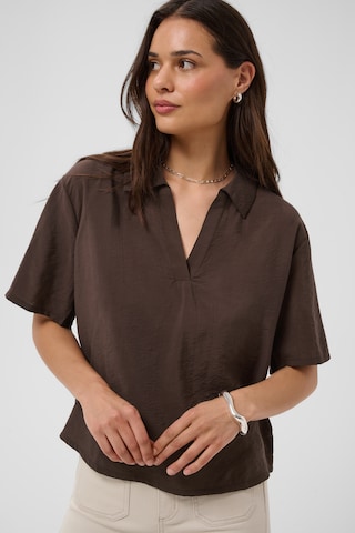 Kaffe - Blusa 'Odeth' en marrón