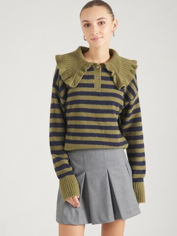 Monki Pullover in Grün: Vorderseite