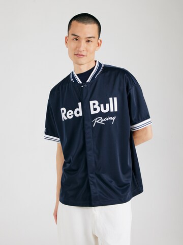 Regular fit Camicia 'Red Bull Racing x Pepe Jeans' di Red Bull Racing x Pepe Jeans in blu: frontale