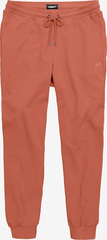 Men Plus Pants in Brown: front