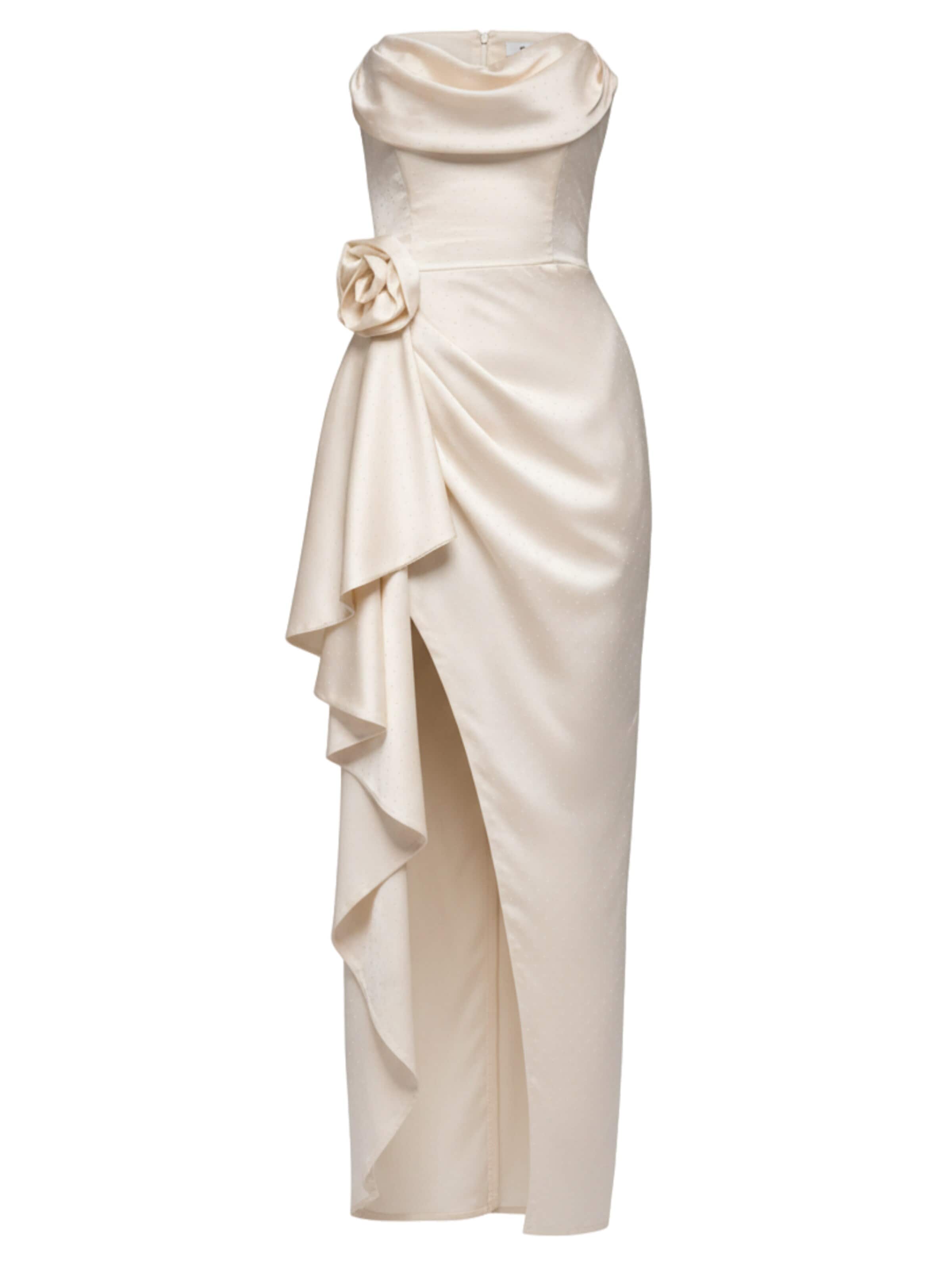 Ombre Evening dress in Beige: front