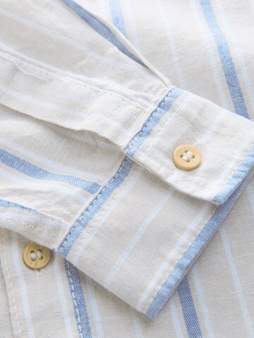 Next Comfort fit Button up shirt in Beige