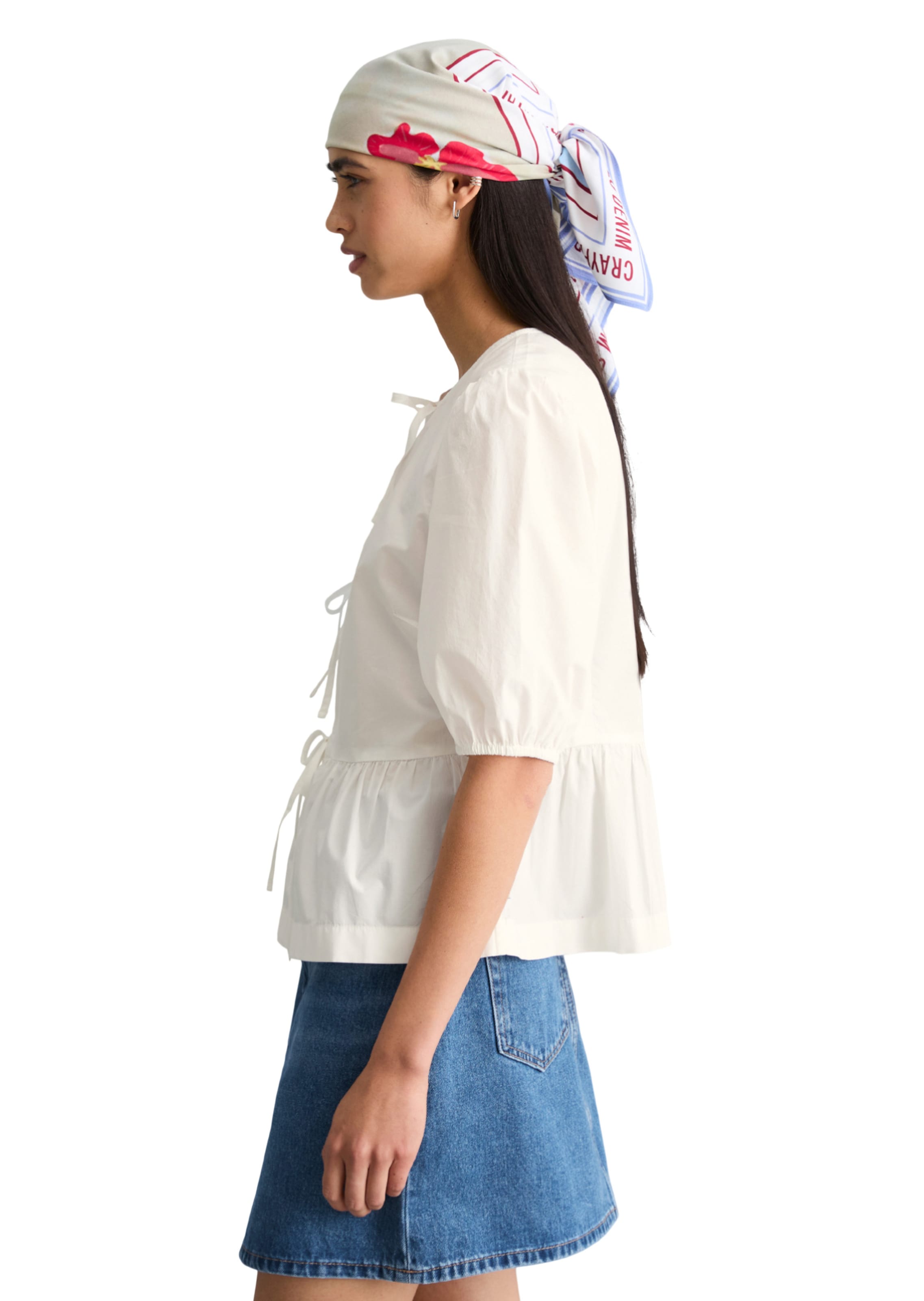 Marc O'Polo DENIM Bluse in Weiß