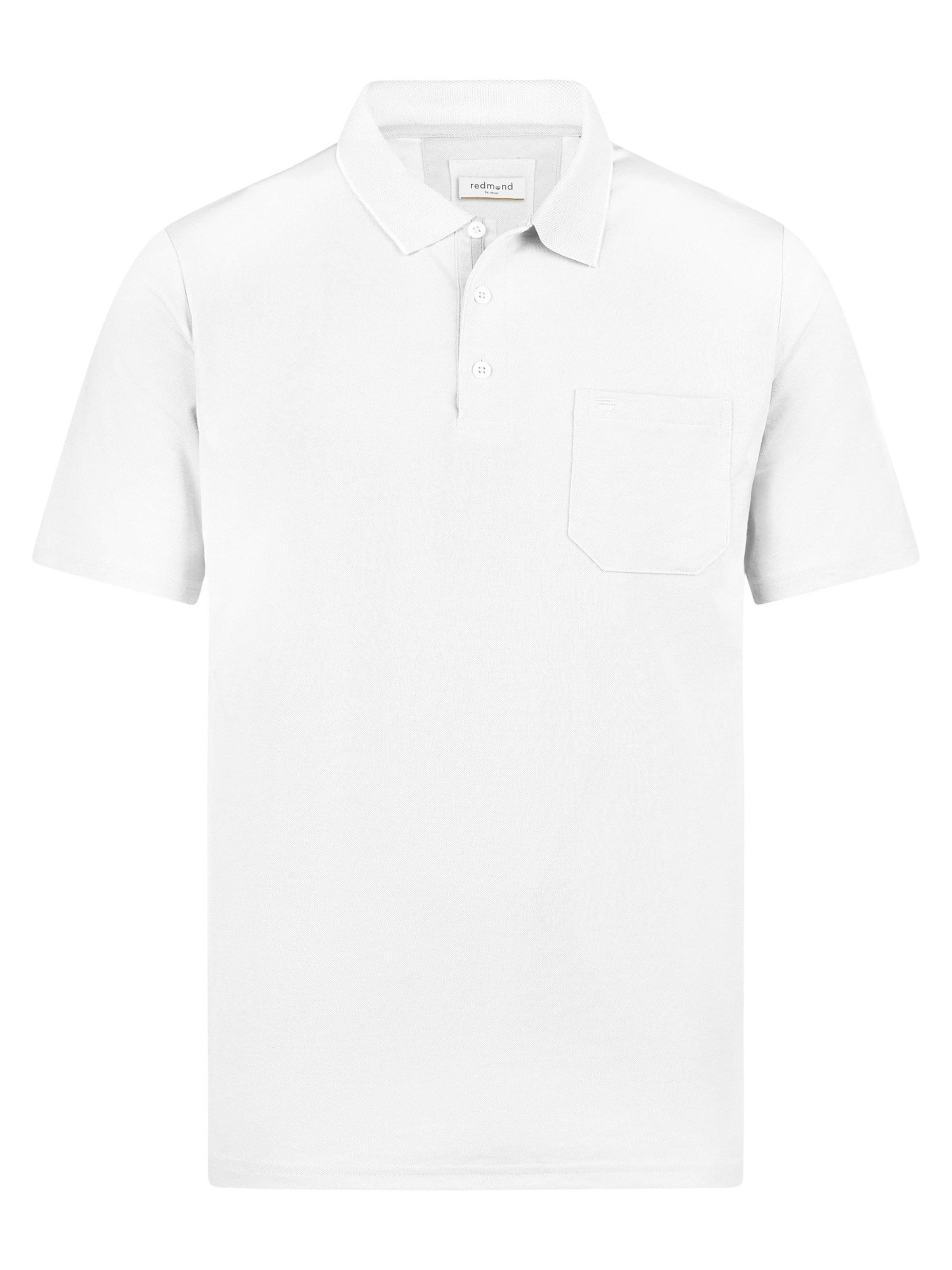 redmond Shirt 'Basic'‌‌‌‌‌‌ in Weiß: Vorderseite