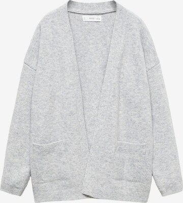 MANGO KIDS Knit Cardigan 'TIQUE5' in Grey: front