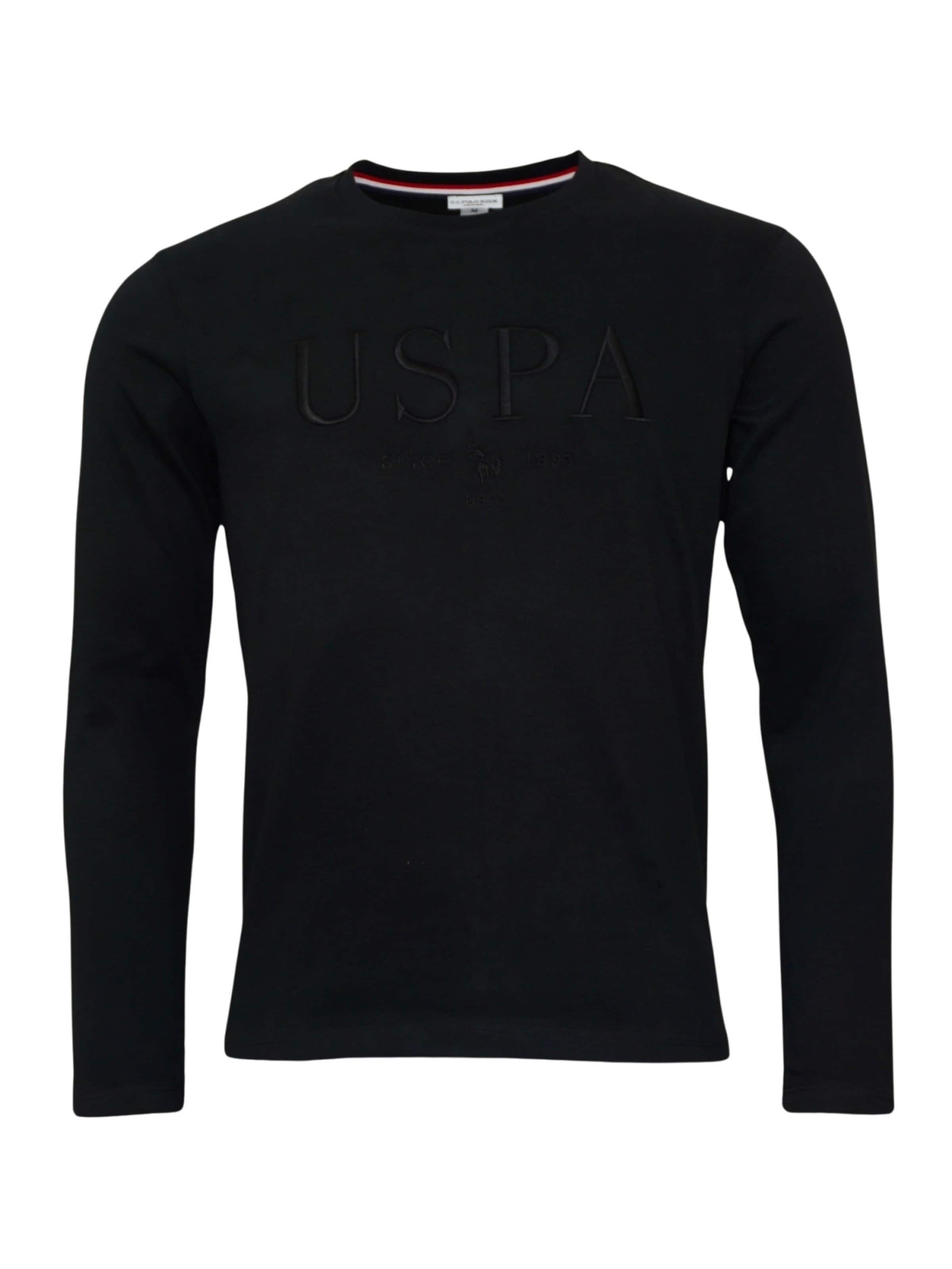 Maglietta di U.S. POLO ASSN. in nero: frontale