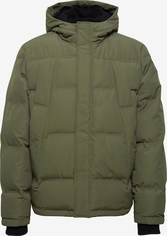 Giacca invernale 'Clarence' di !Solid in verde: frontale