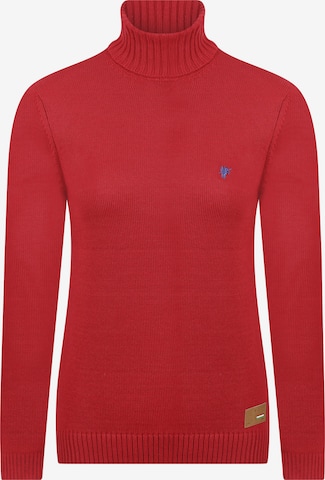 DENIM CULTURE Pullover 'Estelle' in Rot: predná strana