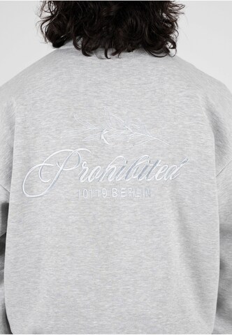 Prohibited Sweatshirt 'Leaf' in Grau