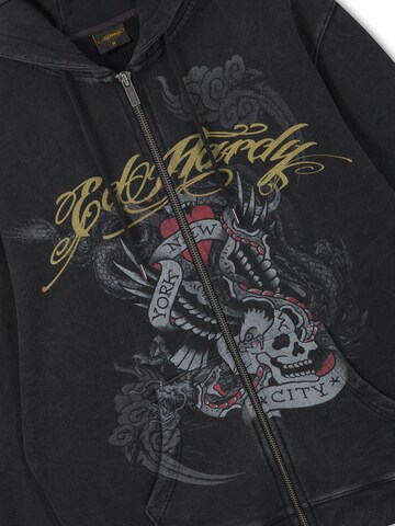 Veste de survêtement 'Storming New York' Ed Hardy en noir