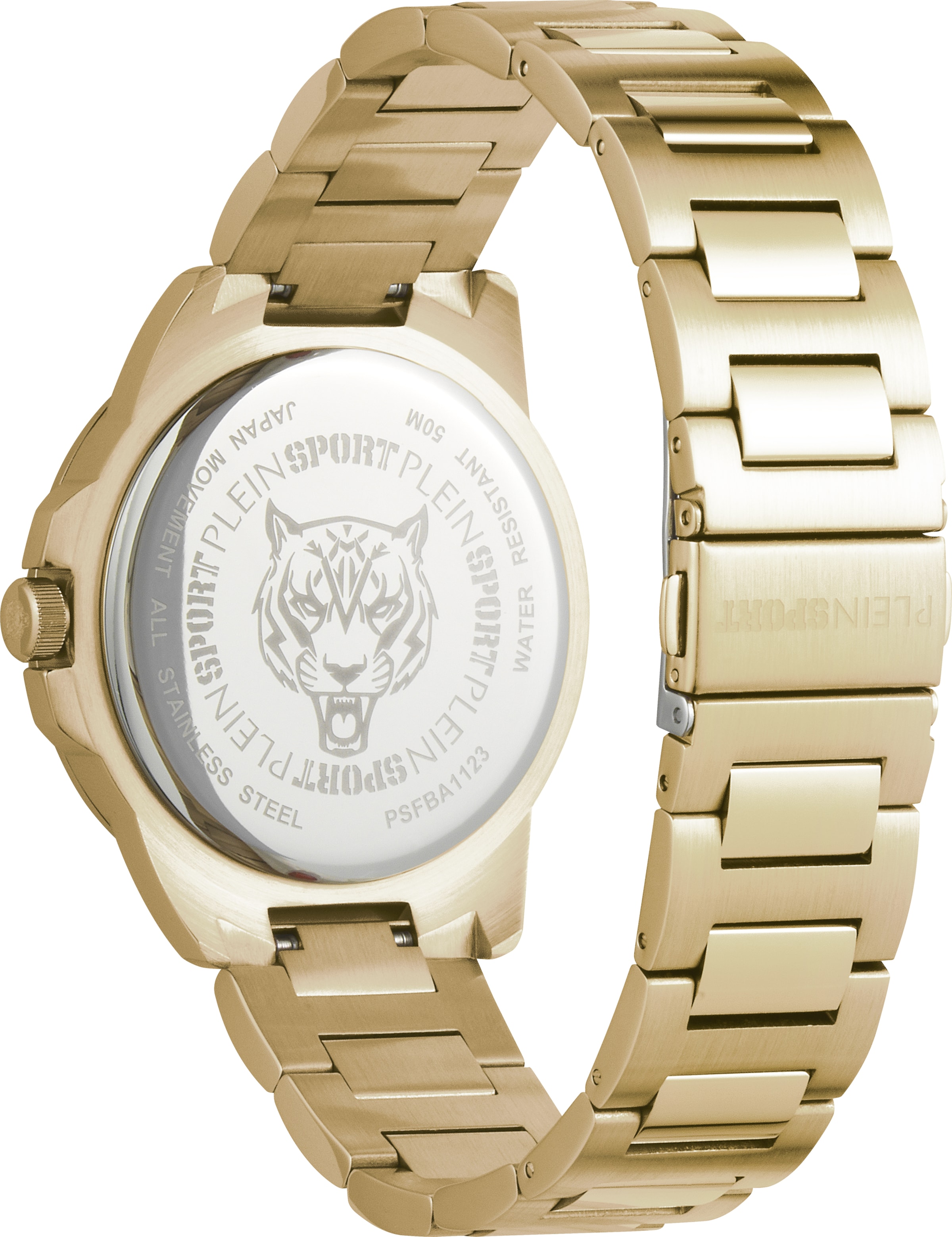 Plein Sport Analog Watch 'Touchdown' in Gold