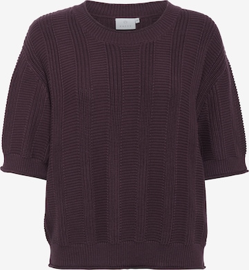 Pull-over 'Whitney' Kaffe en marron : devant