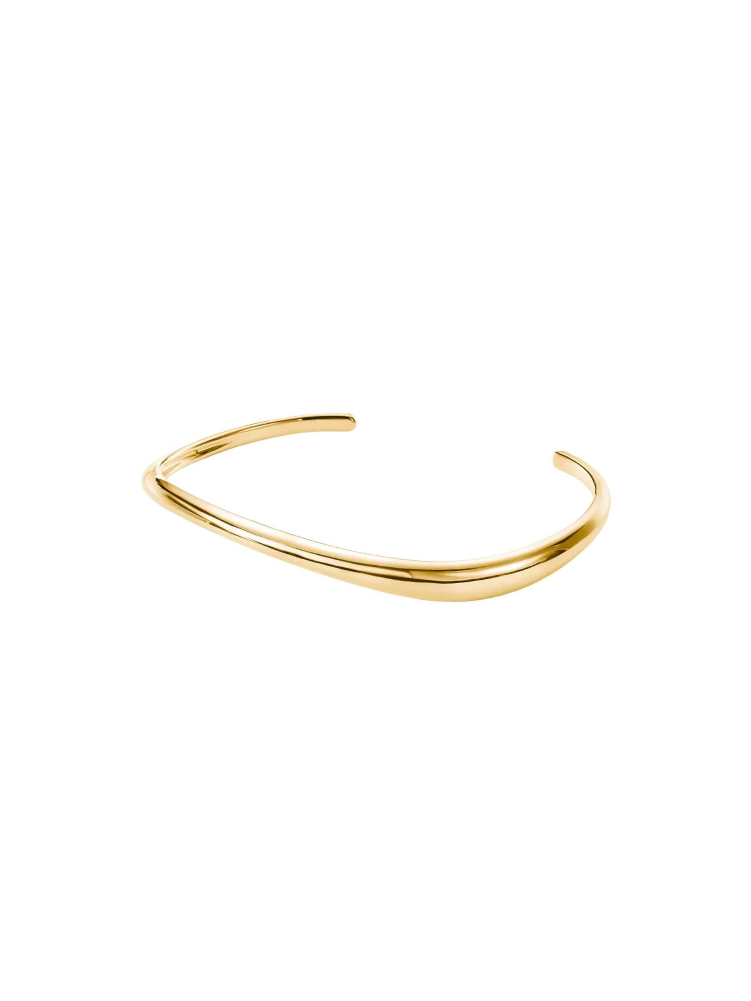 Bracelet 'Schmaler Vergoldeter Wellen-Armreif' Thomas Sabo en or