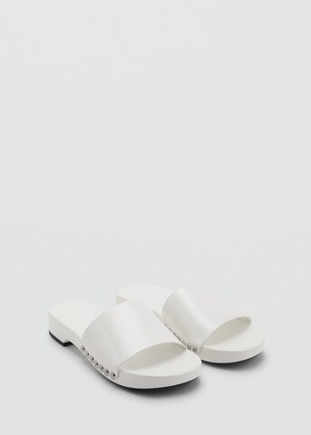 MANGO Pantolette 'Lula' in Weiß