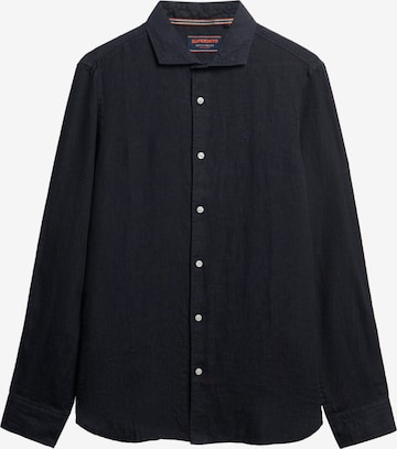 Superdry Regular fit Overhemd 'Vacation' in Blauw: voorkant