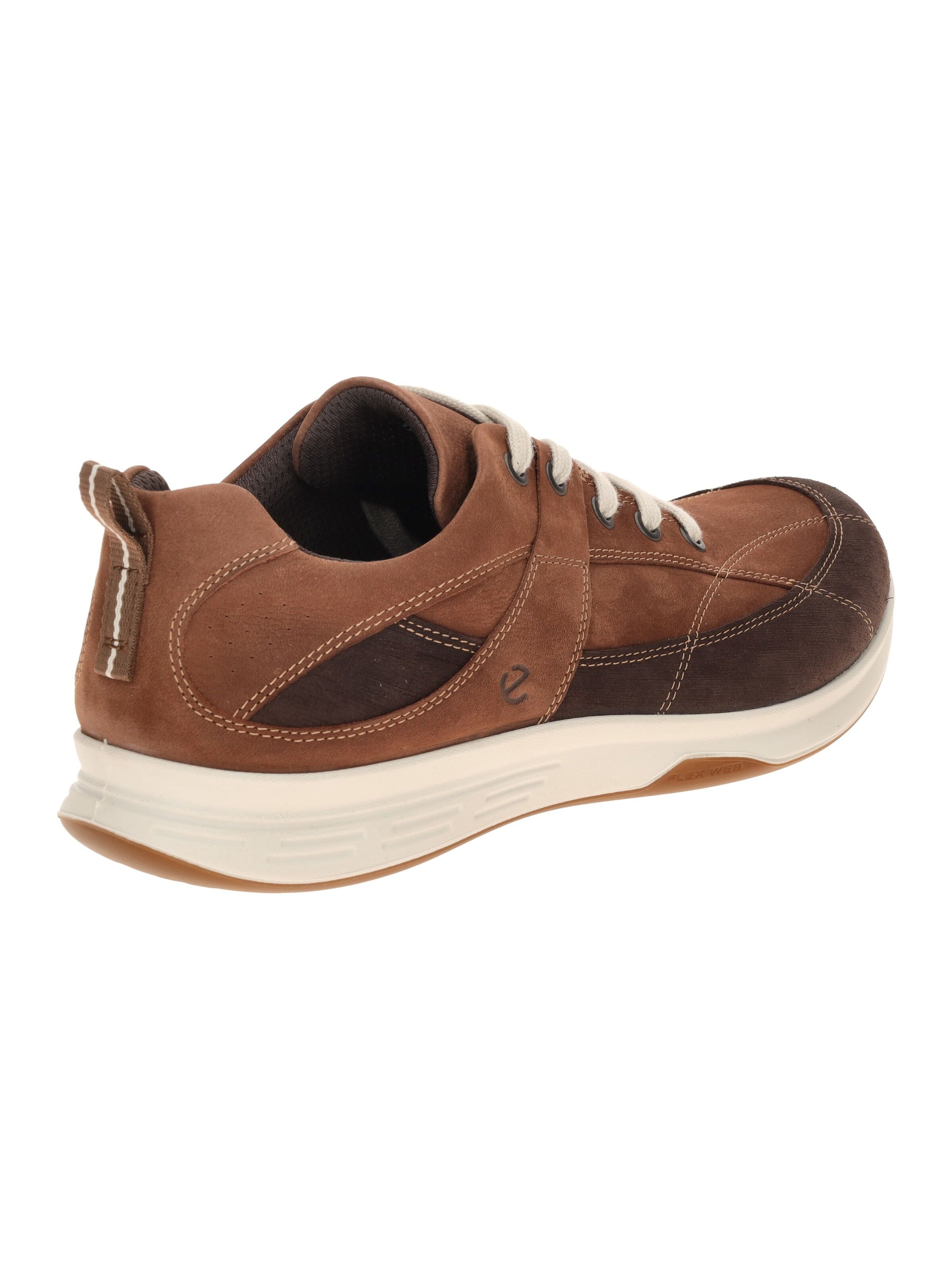 ECCO Lace-Up Shoes 'Ecco Exceed Schuhe Sneaker braun mocha Nubuck 870114' in Brown