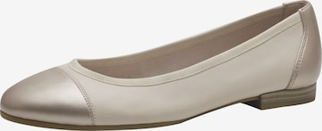 TAMARIS Ballerina in Beige: voorkant