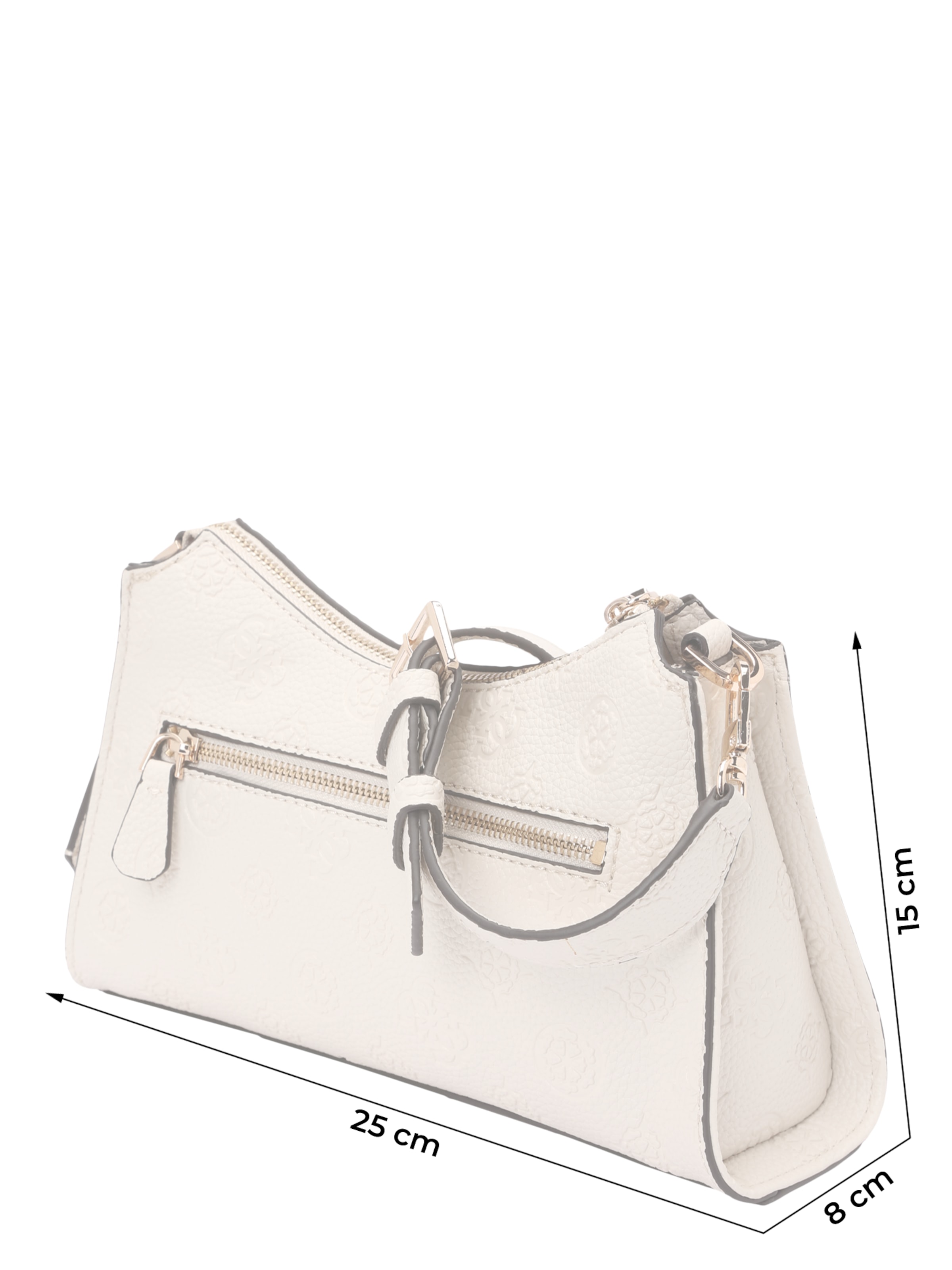 GUESS Shoulder bag 'CRESIDIA II TOP ZIP SHLDR BAG' in Beige