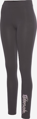 BENCH Skinny Funkcionalne hlače | siva barva