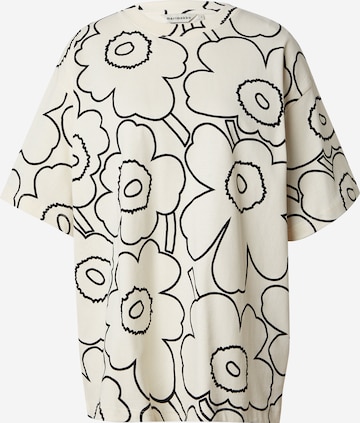 Tricou 'NOPEUS' de la Marimekko pe bej: față