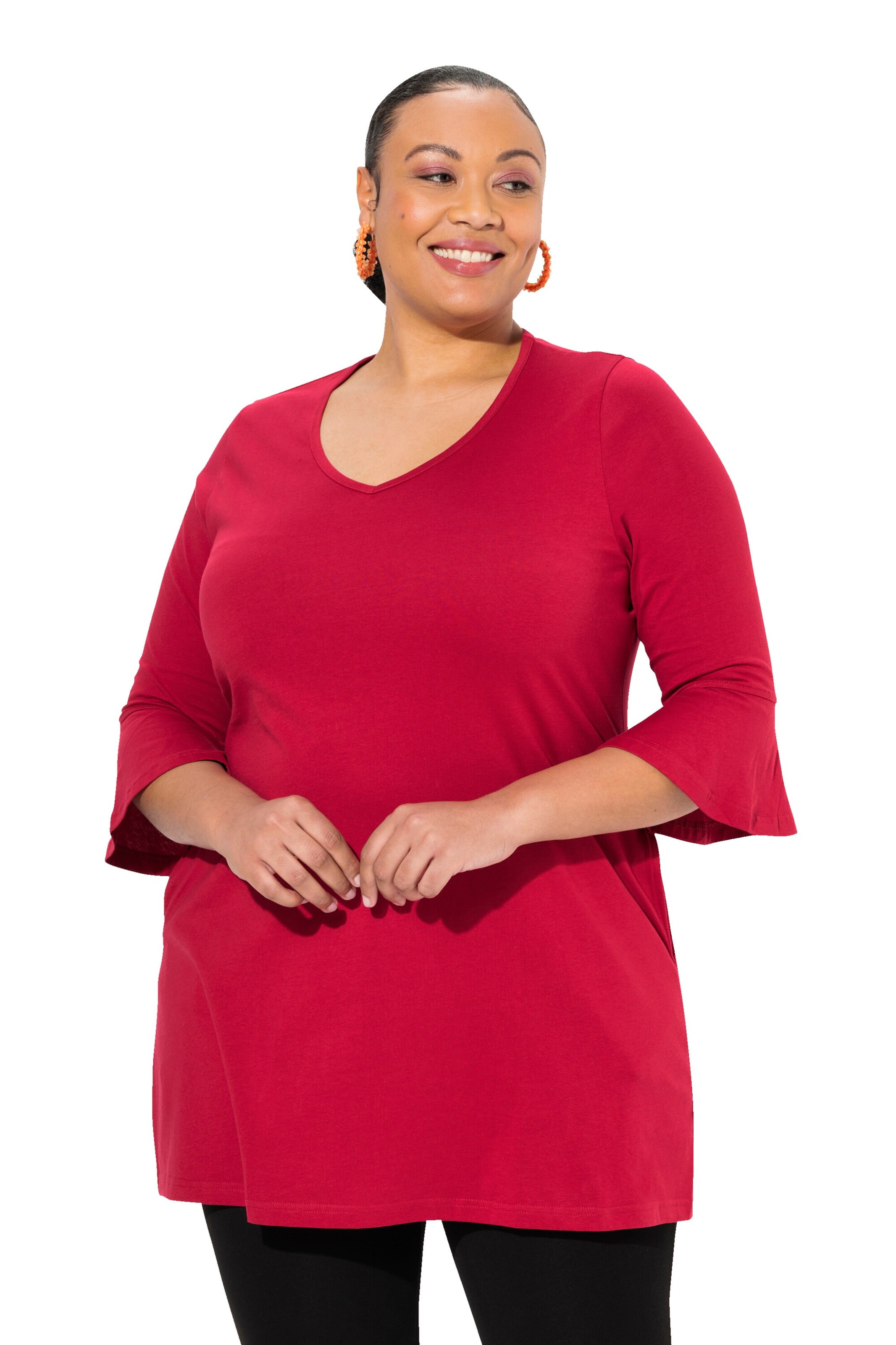 Ulla Popken Shirt in Red: front