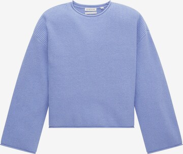 TOM TAILOR Sweater in Blue: front