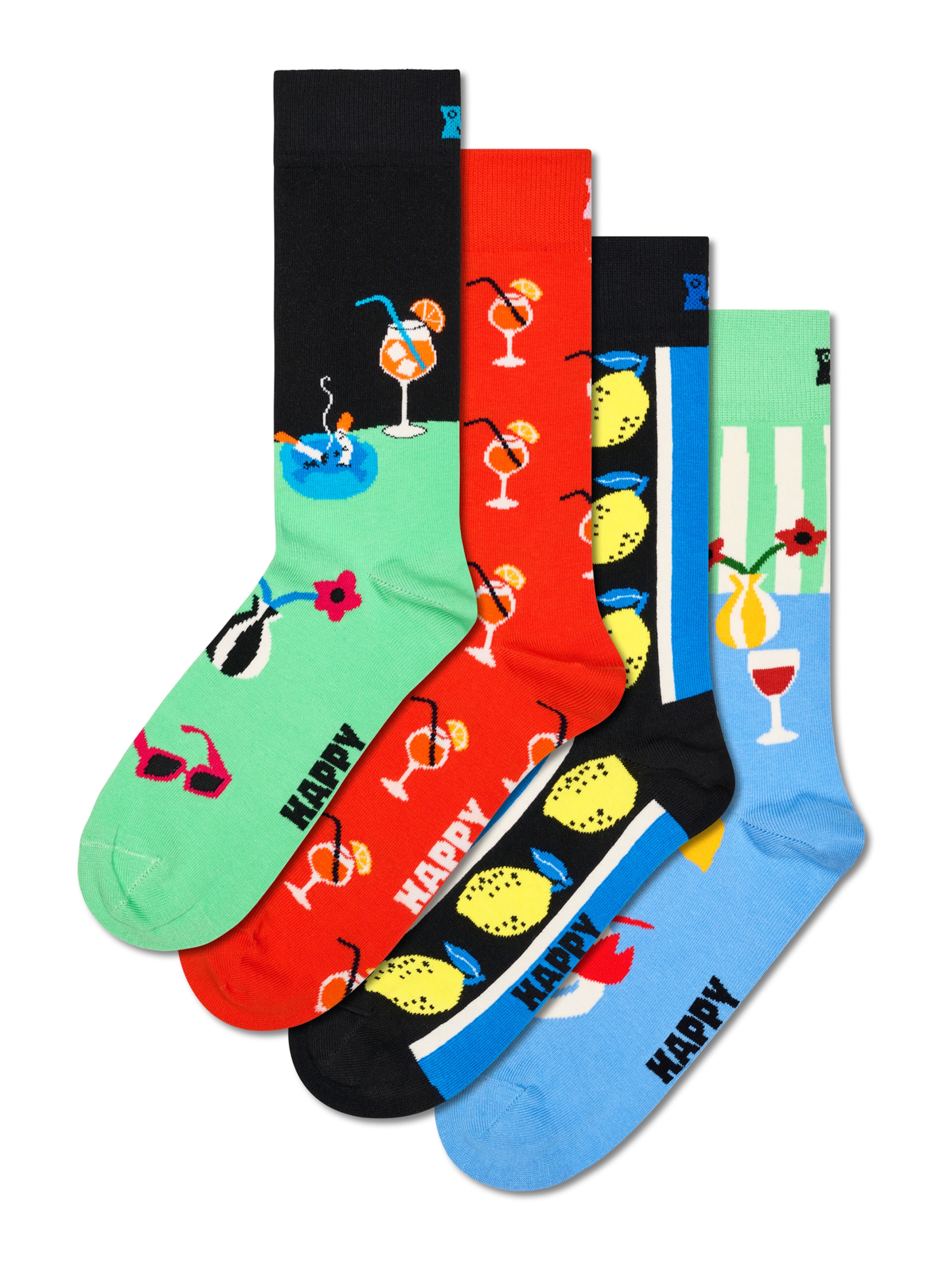 Happy Socks Носки 'Fancy Dinner' в Смешанный: спереди
