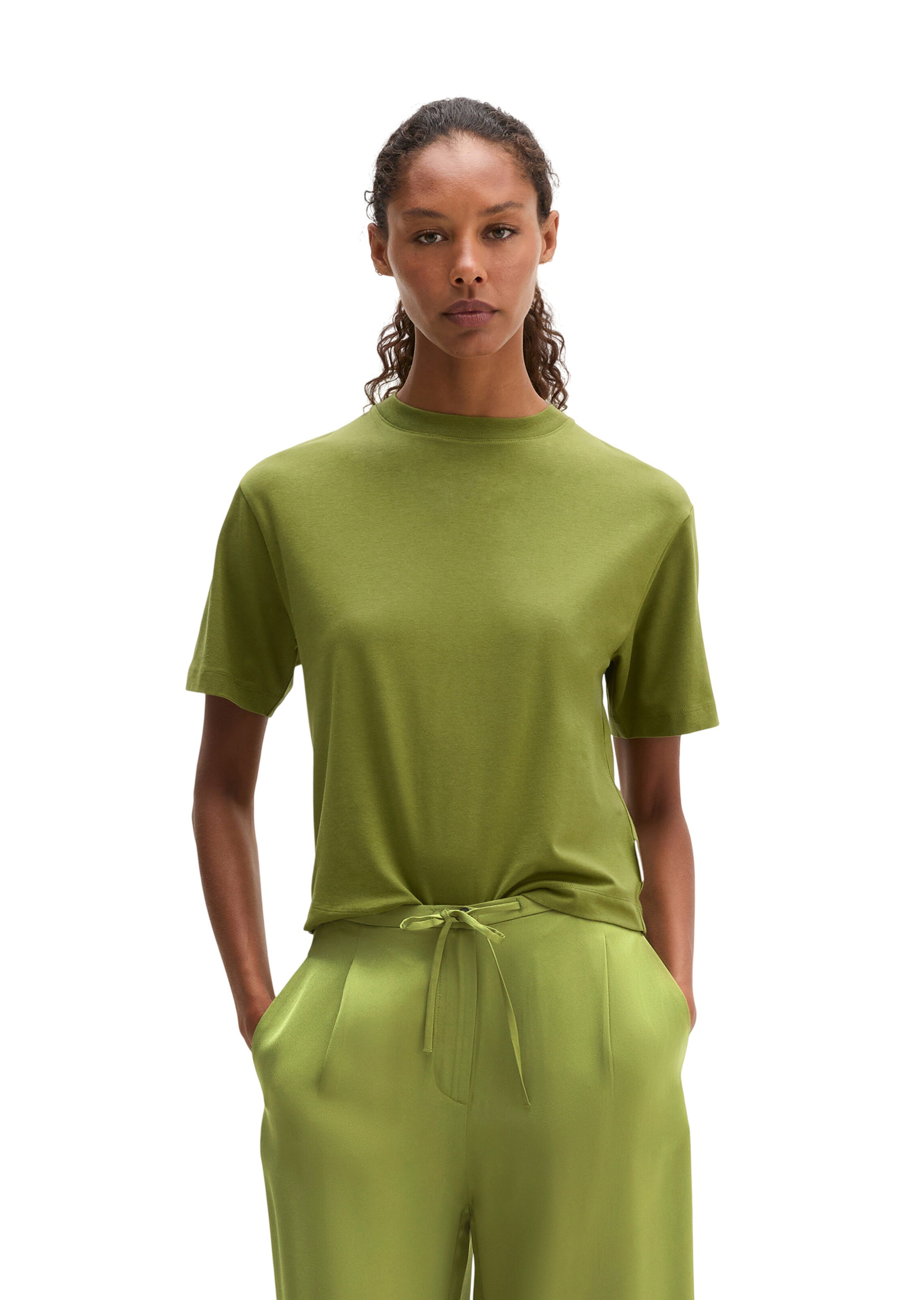 Marc O'Polo Shirt in Groen: voorkant