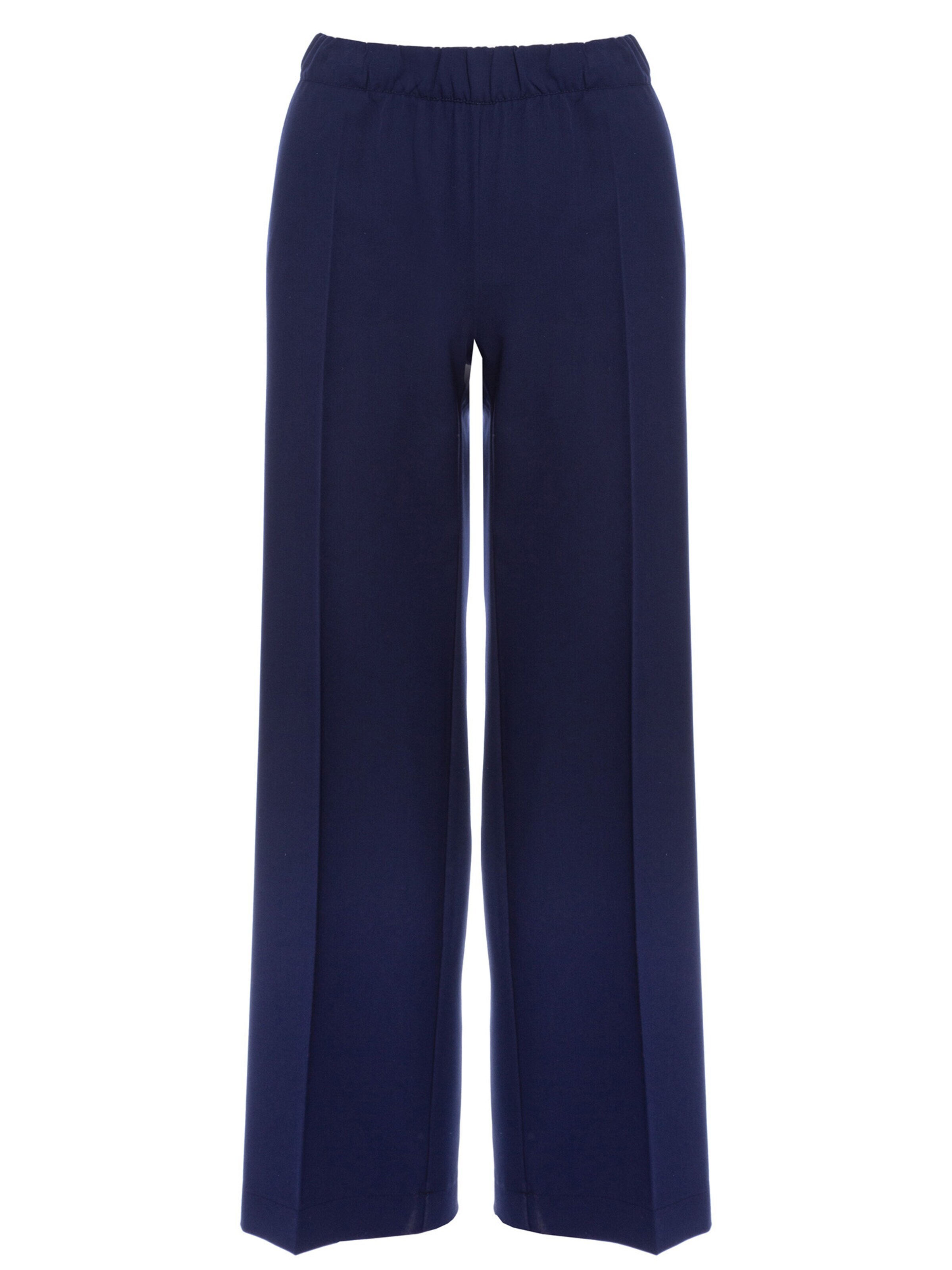 Pantaloni cu dungă de la made of emotion pe albastru: față