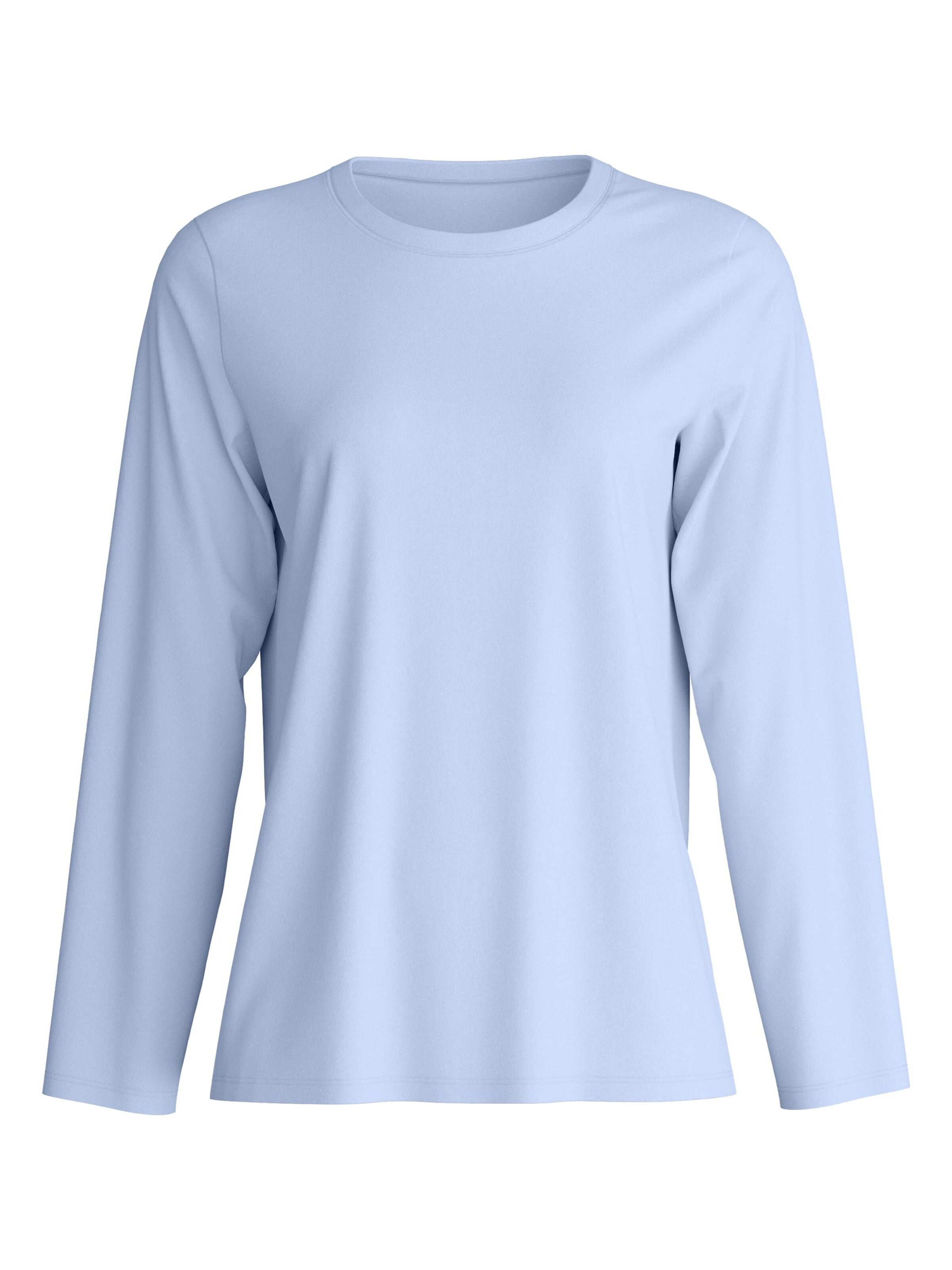 CALIDA Schlafshirt 'Favourites Cosy'‌‌ in L in weißmeliert, Produktansicht