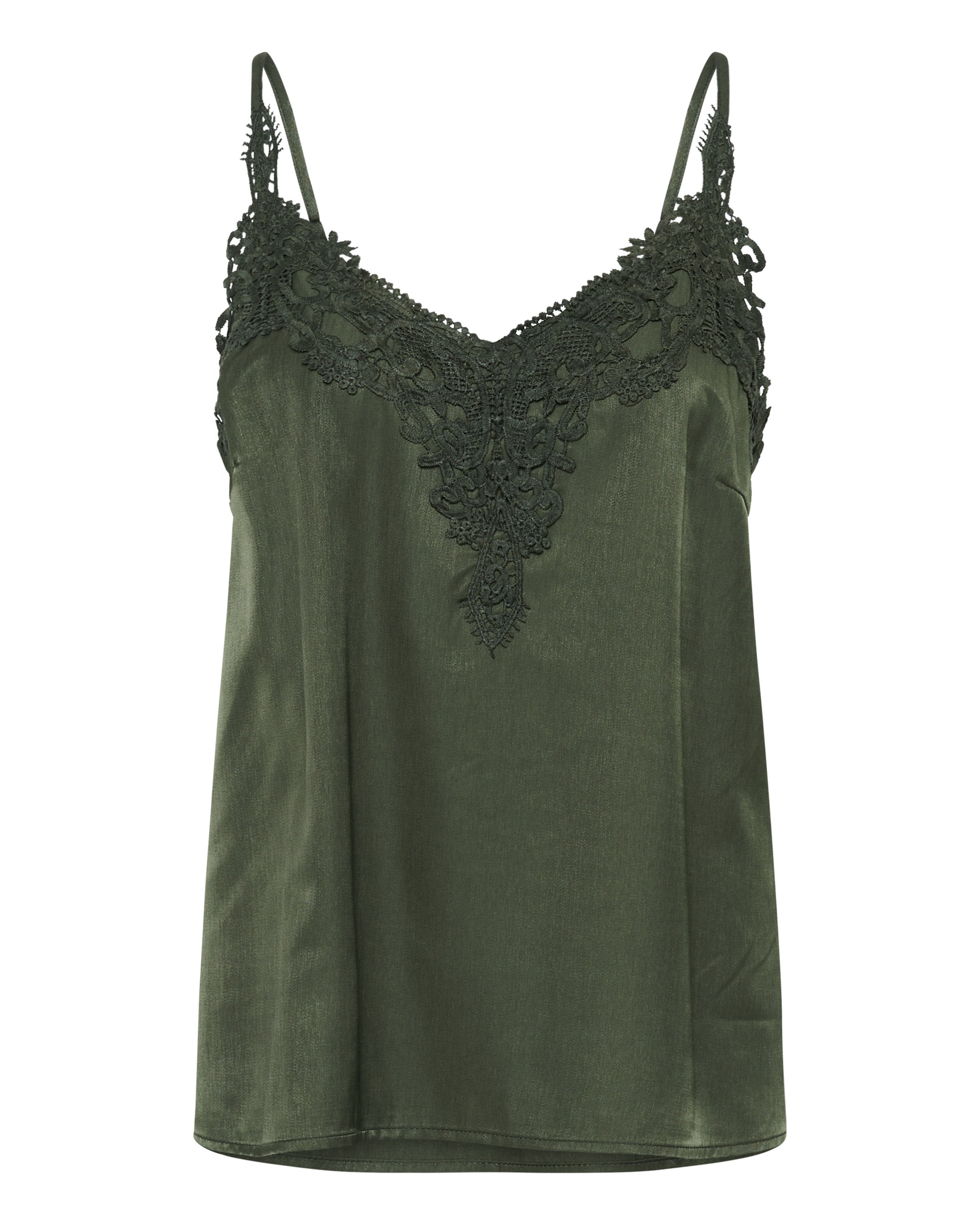 Cream Pluus 'Anna', värv roheline: eest vaates