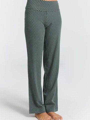 Leela COTTON Wide leg Pants 'Damen Bio-Baumwoll Komforthose' in Green