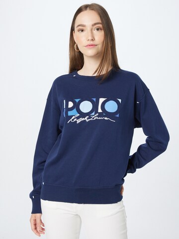 Polo Ralph Lauren - Sweatshirt em azul: frente