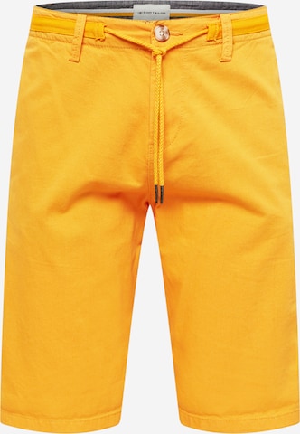 TOM TAILOR Regular Chino Pants in Yellow: front